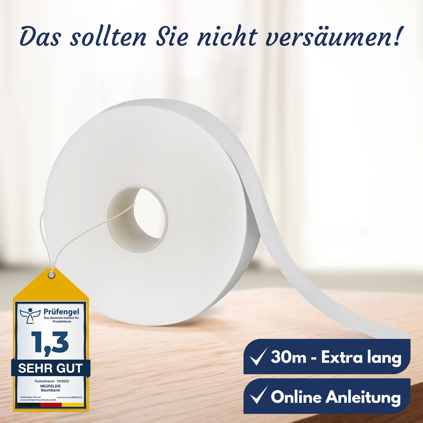 Saumband zum Aufbügeln