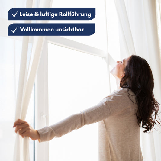Gardinengleiter für Innenlaufschienen [120 Stück] - (inkl. 6 Feststeller)
