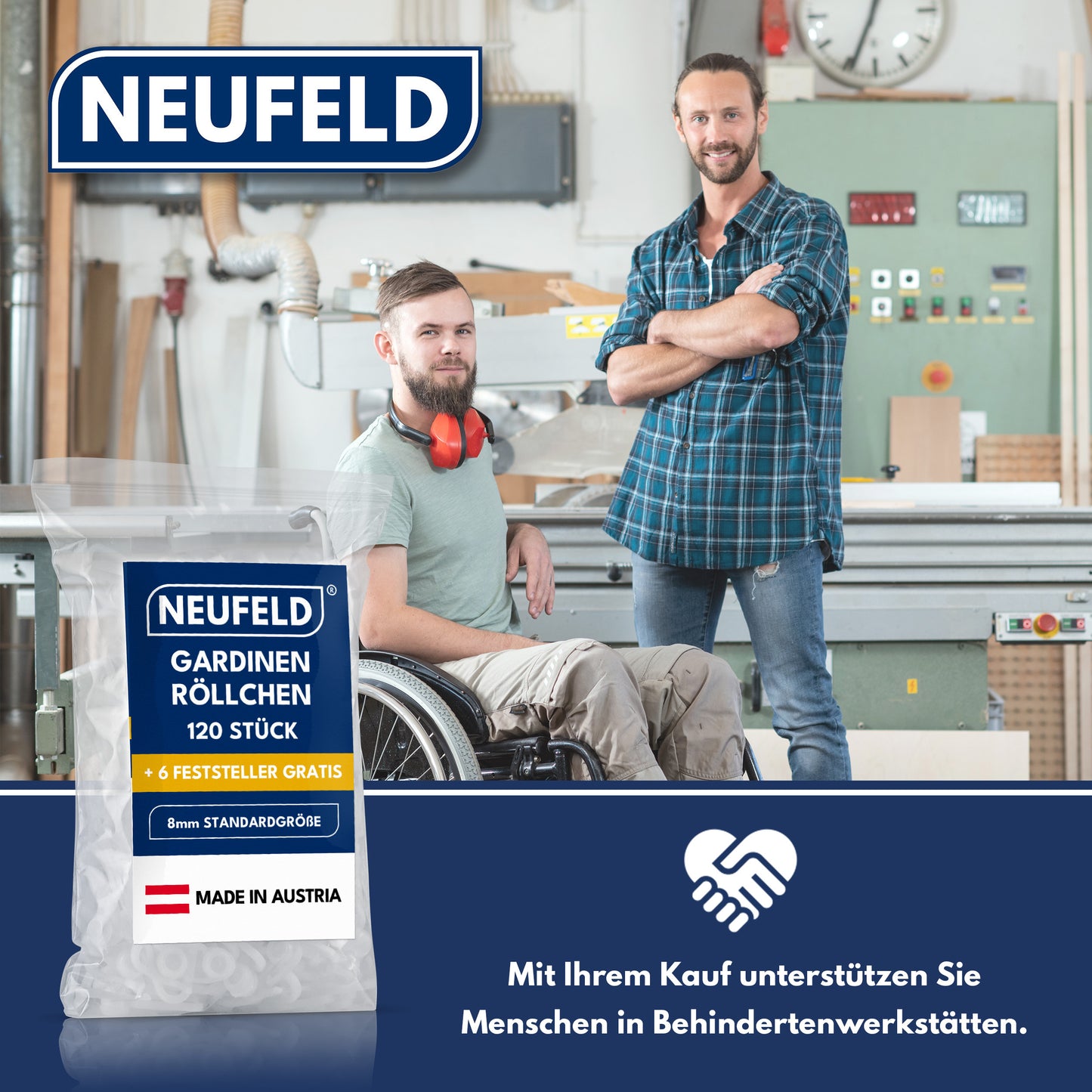 T-Gleiter - Gardinenhaken für T-Schiene - Wohnwagen Gardinen in Standardgröße [120 Stück] - (inkl. 4 Feststeller)